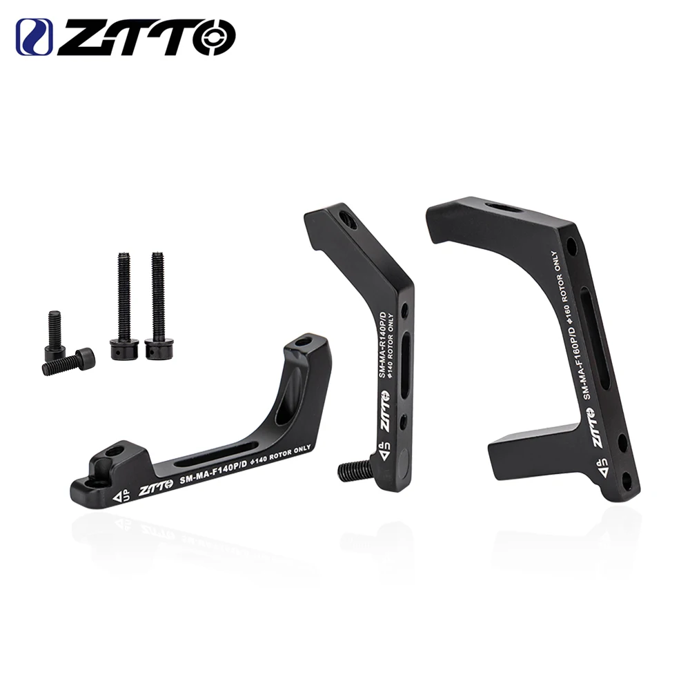 ZTTO Disc Brake Mount Adapter a B Fork Frame Adapter Road Bike Disc Brake Post Mount Caliper Flat Mount Adapter 140 160mm Rotor