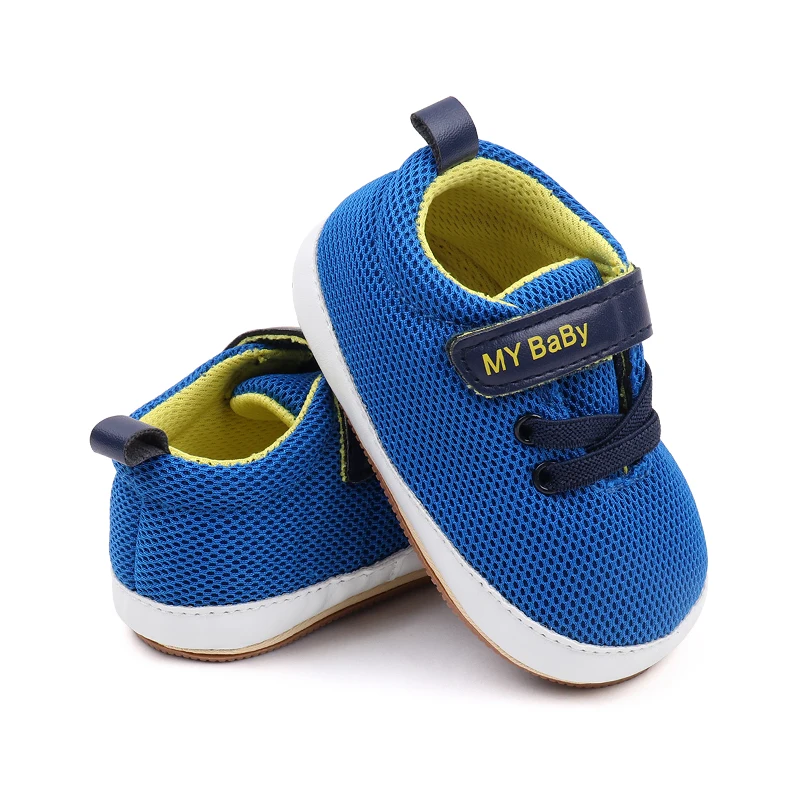 New Arrival Spring& Autumn air Sport Soft TPR Outsole Mesh Material Baby Shoes for Girls and Boys details