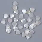 Beads Jewelry Mother Of Pearl Shell Heart Shape Loose Shell Beads Jewelry
