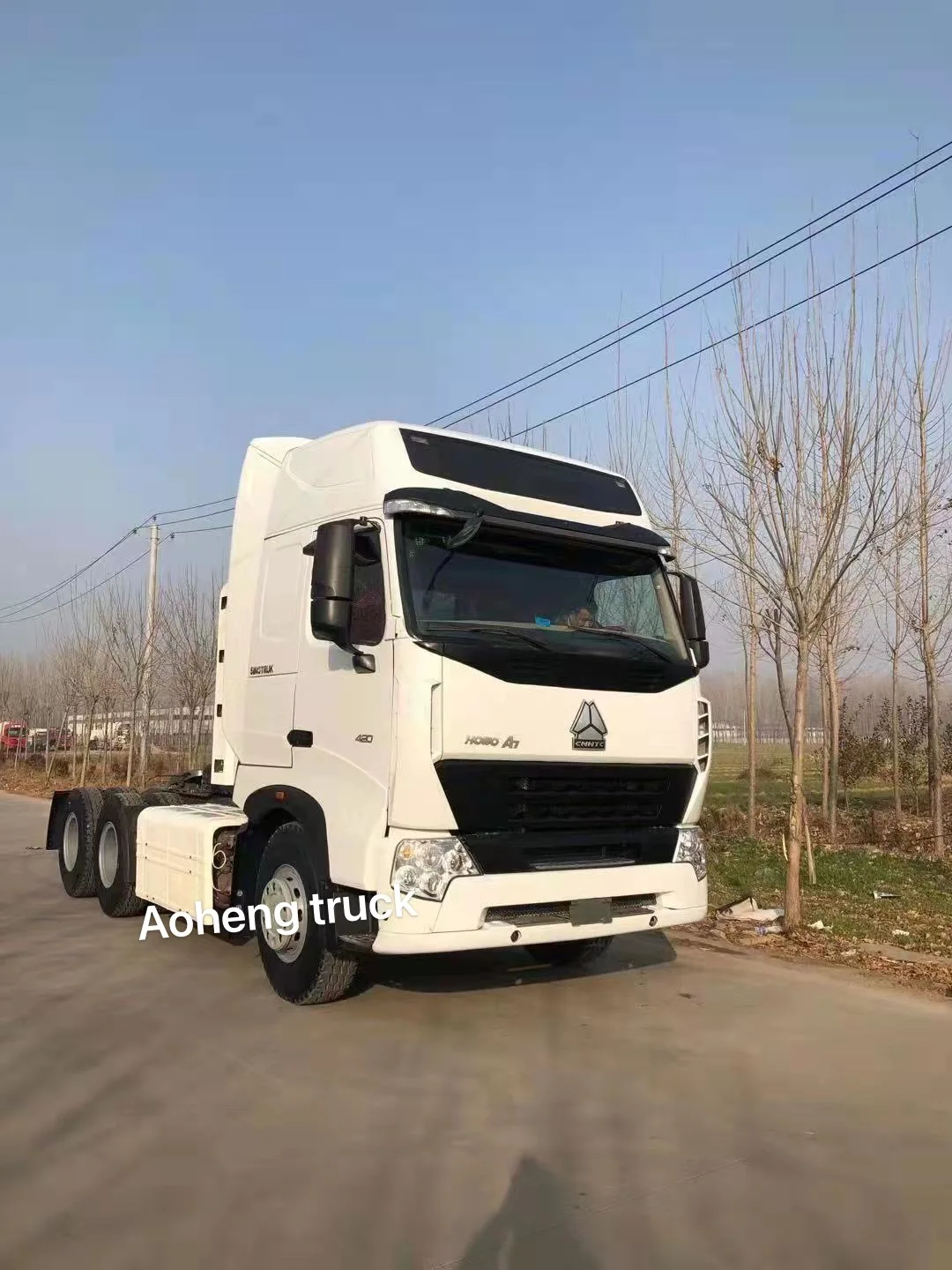 Sinotruck X Tractor Truck Hp Used Howo A Cng Tractor Truck For