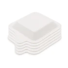 Plate Guaranteed Quality Disposable Cake Paper Plate White Paper Pulp Bagasse Tableware