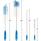Cleaning Set TDF 4Pcs Bottle Cleaning Brush Set Multipurpose Brushes For Water Bottle Straw Decanter And More
