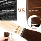 LeShine Custom Virgin Pony Tail Human Hair Wholesale Hand Tied Genius Weft