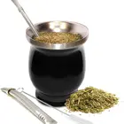 Mate Amazon Best Seller Food Grade Double Wall Reusable Personalized 8oz Filter Straw Yerba Mate Cup