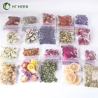 Flowers Soap 100% Natural Mixed Dried Flowers Rose Petals Jasmine For Bath Resin Soap Candle Making Decoration