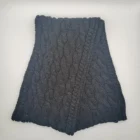Plain Colored Accept Customization Manufacturer Sells High - Quality Men's Plain - Colored Thick Twisted Knit Scarves