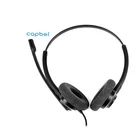 Headset Call Center Headset USB Headset With Volume Control Microphone Telephone Headphones