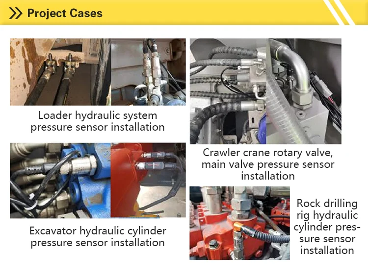 Excavator Truck Hydraulic Oil Fuel Engine Pressure Sensor For Excavator