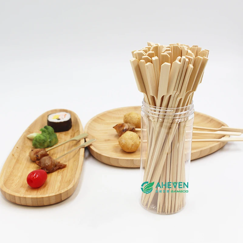 Competitive Teppo Bamboo Skewers Paddle Sticks For BBQ Meat Use
