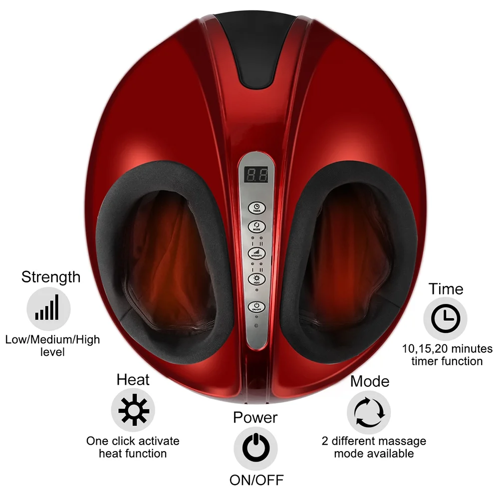 2022 Newest Circulation Vibrating Foot Massager Shiatsu For Pain Relief