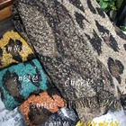Sequin Shawl Fashion Classic Leopard Sequin Beveled Scarf Winter Cashmere Thick Warmth Ladies Scarf Shawl