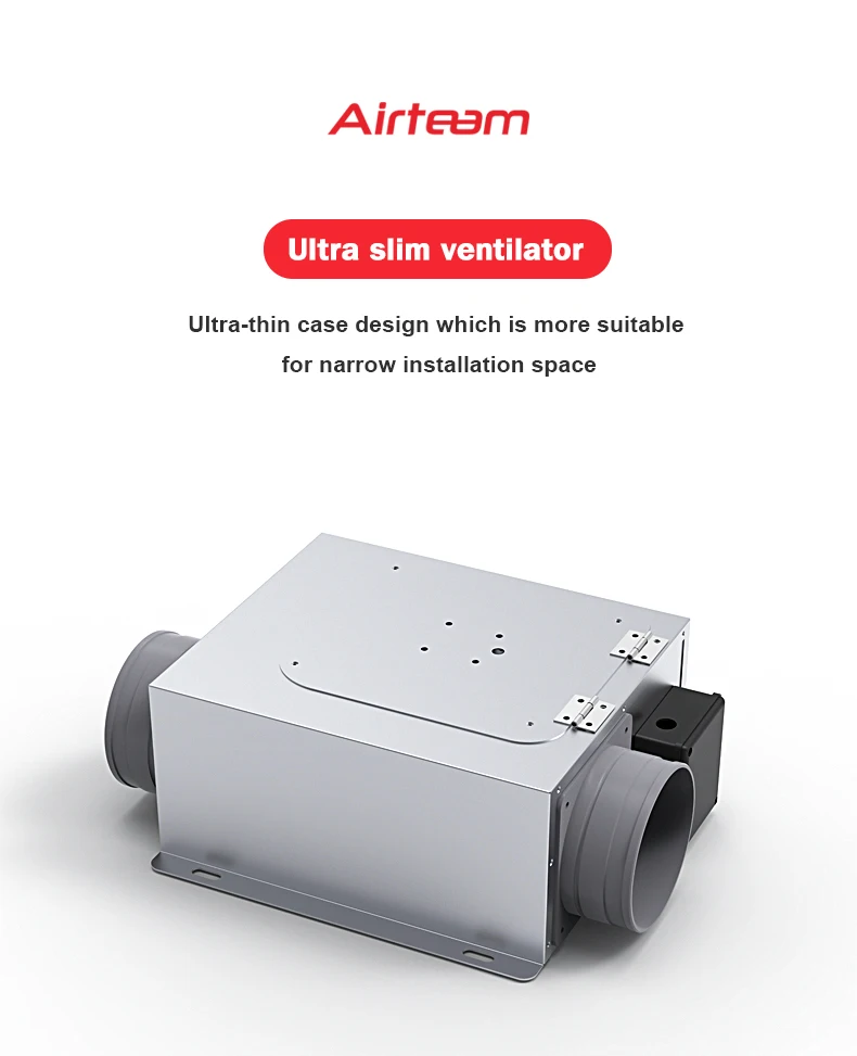 Exhaust Duct Line Fan, 110V, 350m3 - detail 2