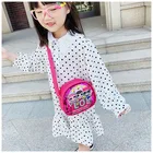 Sequins Handbags Fashion Leather Small Shoulder Bags Sequins Cute Kids Purses Girls Handbags
