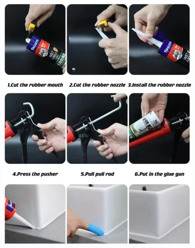 Automotive Auto Car Glass Adhesive Windshield Sealant Seam Sealer Silicone Polyurethane Pu Sealant 300ml manufacture