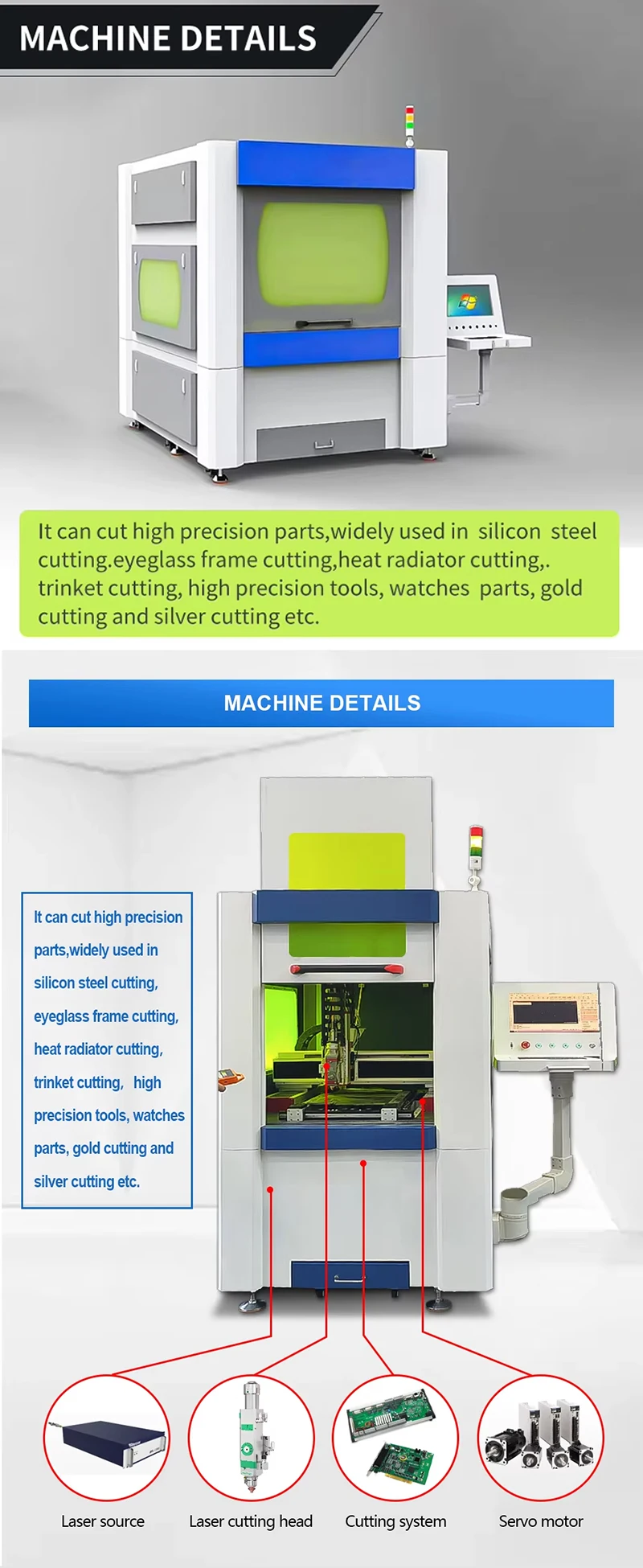 SWT High Precision CNC Infrared Fiber Picosecond Laser Cutting Machines Glass Sapphire Engrave Plexiglass Tempered Cutter Metal