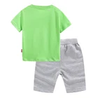 Boys Outfit Wholesale New Casual Fashion Kids Clothes Boys Summer T Shirt Shorts Outfit Cotton 2 Piece Set