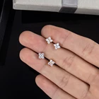 Earrings Silver Small Classic Tiny Stud Earrings 925 Sterling Silver For Women