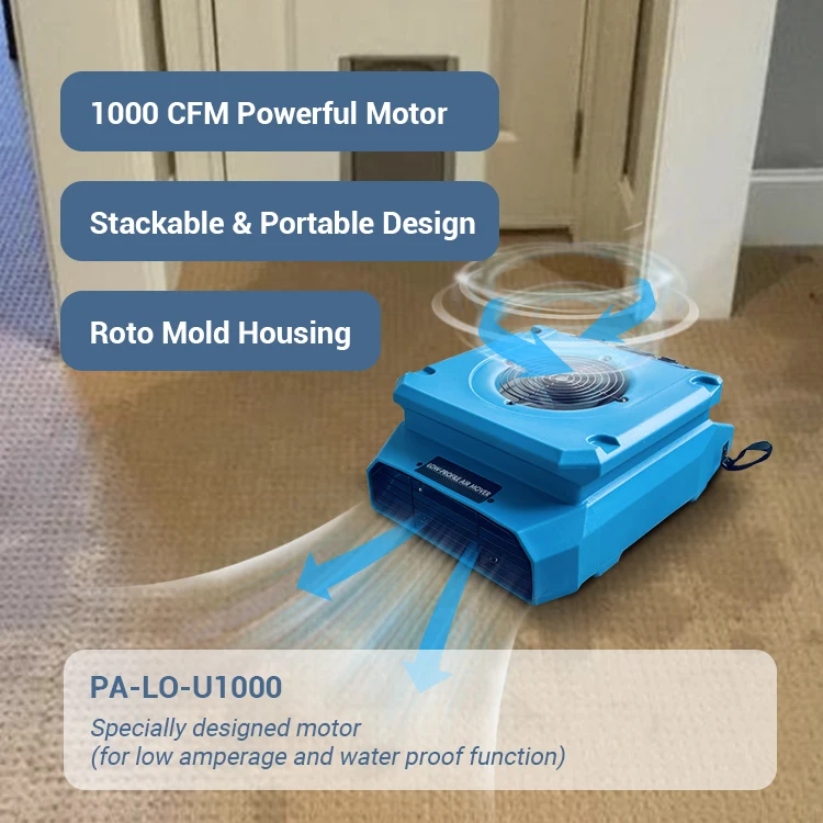 Portable Air Fan, USA, 1000, CFM - detail 8