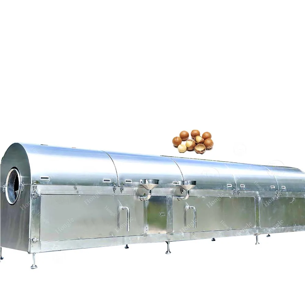 Peanut Macadamia Nut Flavoring Machine Cashew Nut Seasoning Machine factory