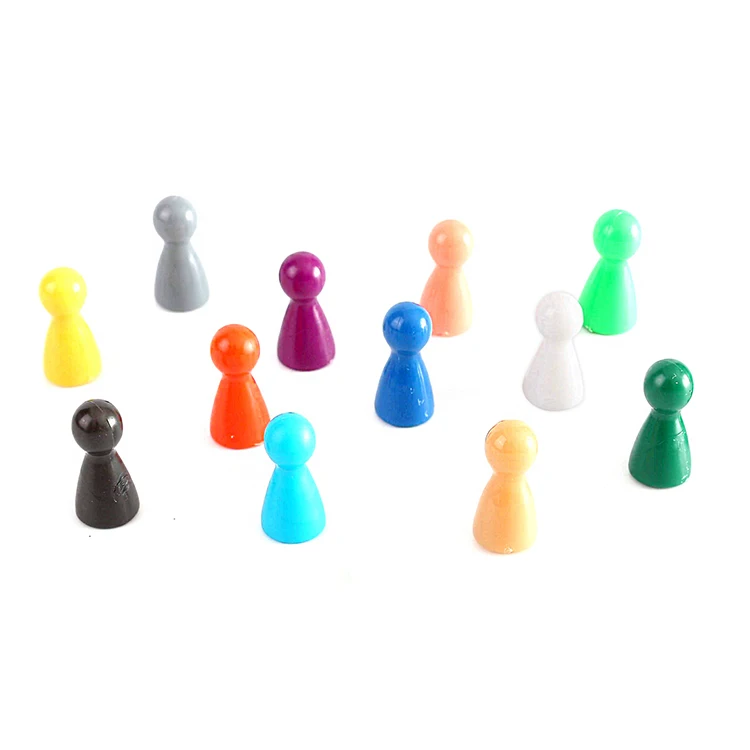 NEW IN PACKAGE DICE REPLACEMENT PLASTIC 6 PAWNS 
