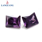 Gemstone Languangwholesale Pure Fuchsia Birthday Cubic Zircone Gemstone Loose Rhinestone Gemstone