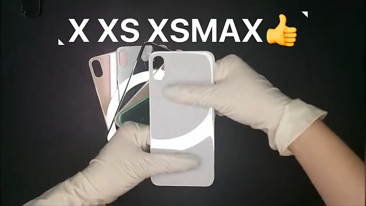 Big Hole Battery Cover Back Glass For Iphone X Xs Xs Max Rear Glass