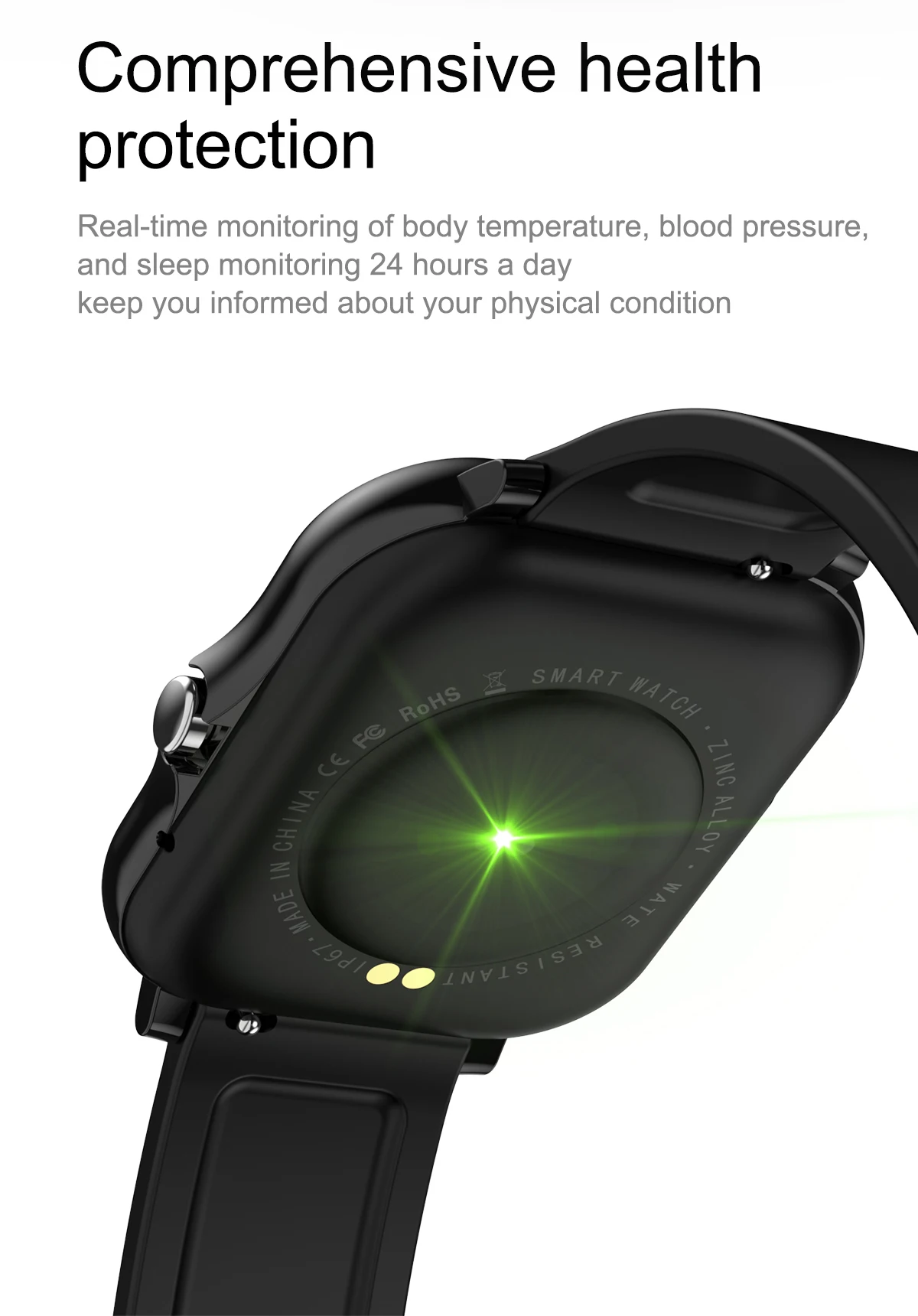 Customization Oem Smartwatch Sports Health Heart Rate Sleep Blood