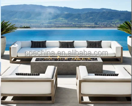 Aluminum casting outdoor garden furniture luxury patio dinning table set
