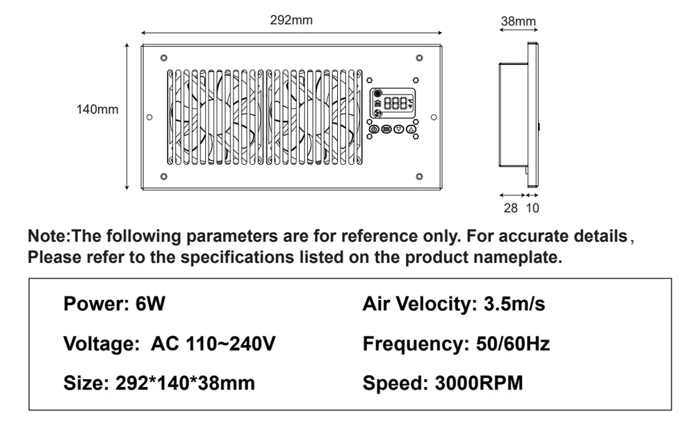 Register Booster Fan, 4x10, HVAC - detail 10