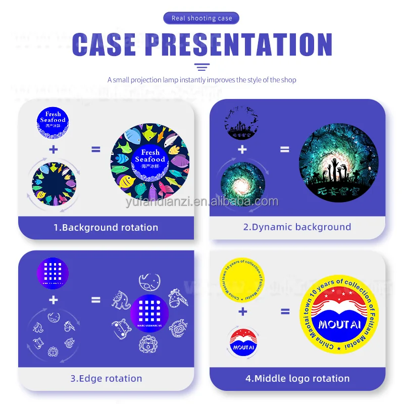 outdoor waterproof custom advertising logo projection light