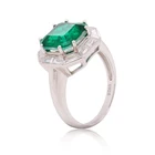 Ring Silver Silverrings Brand New With High Quality DIY Jewelry Green Stone Ring Silver Jewelry For Women