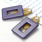 Earrings Fashion Colorful Sexy Resin Geometric Square Korean Style Earrings Jewelry E0649