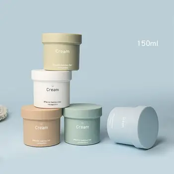 In Stock 150g Scrub Body Cream Jar Multi-color Plastic Cosmetic Jars Body Milk Matte Body Scrub Jars