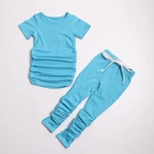 Children Clothing Wholesale High Quality Baby Stacked Top And Pants Children Clothing