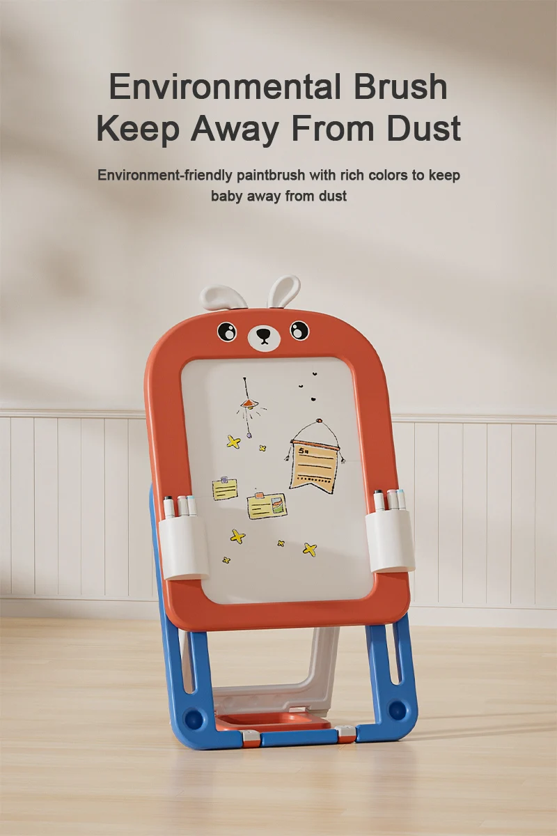 Feelkids Baby Safety Children's Foldable Portable Learning Drawing Board with HDPE Plastic Painting Board supplier