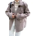 Short Short And Western Style Generous Cut Show Thin Able To Bear Or Endure Look Winter Wool Coat