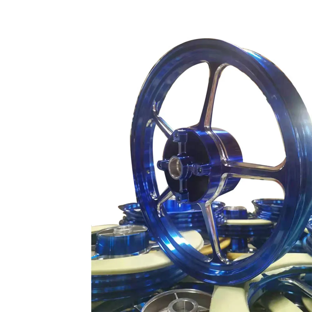 Wholesale Customized Durable High Precision Aluminum Motorcycle Wheels New Condition Colorful Design