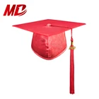 White School School Hat Graduation Shiny White Adult High School Graduation Cap And Tassel