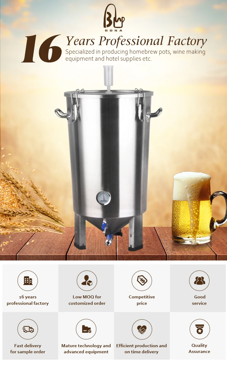 Beer Conical Fermenter Tank L Conical Beer Fermentation Tank