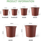 Garden Flower Farm Garden Planters Round Plastic Supplies Cheap Flower Pots For Sale