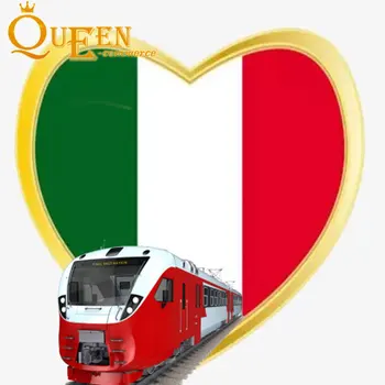 Ddu Ddp Fba Railroad Transport Italy Door to Door Shenzhen Shanghai Sea Lcl Cbm Charge Fee by Truck Delivery Cargo Agent