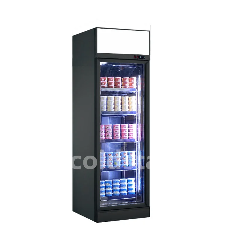 glass front freezer for sale