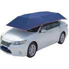 4.2m 4.6m Car Roof Shade Cover Automatic Car Umbrellas With Remote Control Custom Print Car Tent Cover