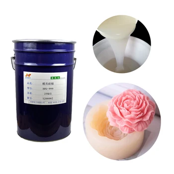 liquid rtv2 silicone rubber 2 part for gypsum candles concrete molding two component raw material wholesale