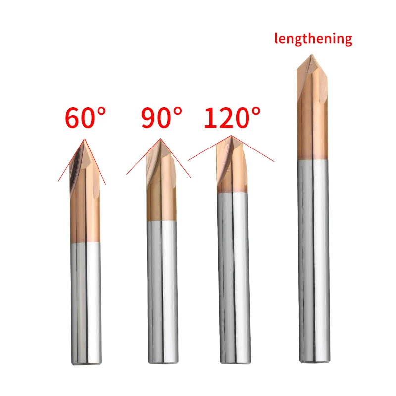 High Quality CNC Tungsten Carbide Chamfering Cutter End Mill 60 90 120 Degree with Altin/Tin Coating ODM/OEM Customizable manufacture