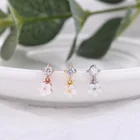 Shell Earrings Shell Pearl Earrings Ear Bone Nail Piercing Jewelry Fashion
