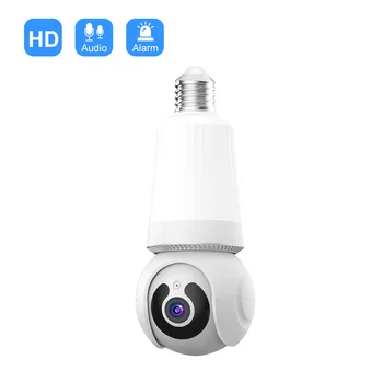 EZN New Indoor Light Bulb Network Camera Night Vision 360 degree Home Security Remote CCTV WIFI IP Camera Smart Home
