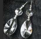 Chandelier Glass Shape Chandelier Glass Drop Chandelier Lighting Lamp Crystal Glass Pear Shape Almond Prism Pendant