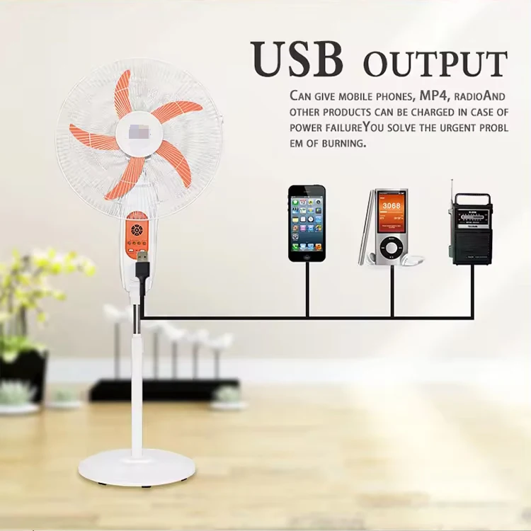 Control Solar Rechargeable Fan, LED, 18W, plastic - detail 16