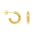 Earrings New Luxury Fashion Gold Plated C Shaped 925 Sterling Silver Stud Earrings For Women 2021